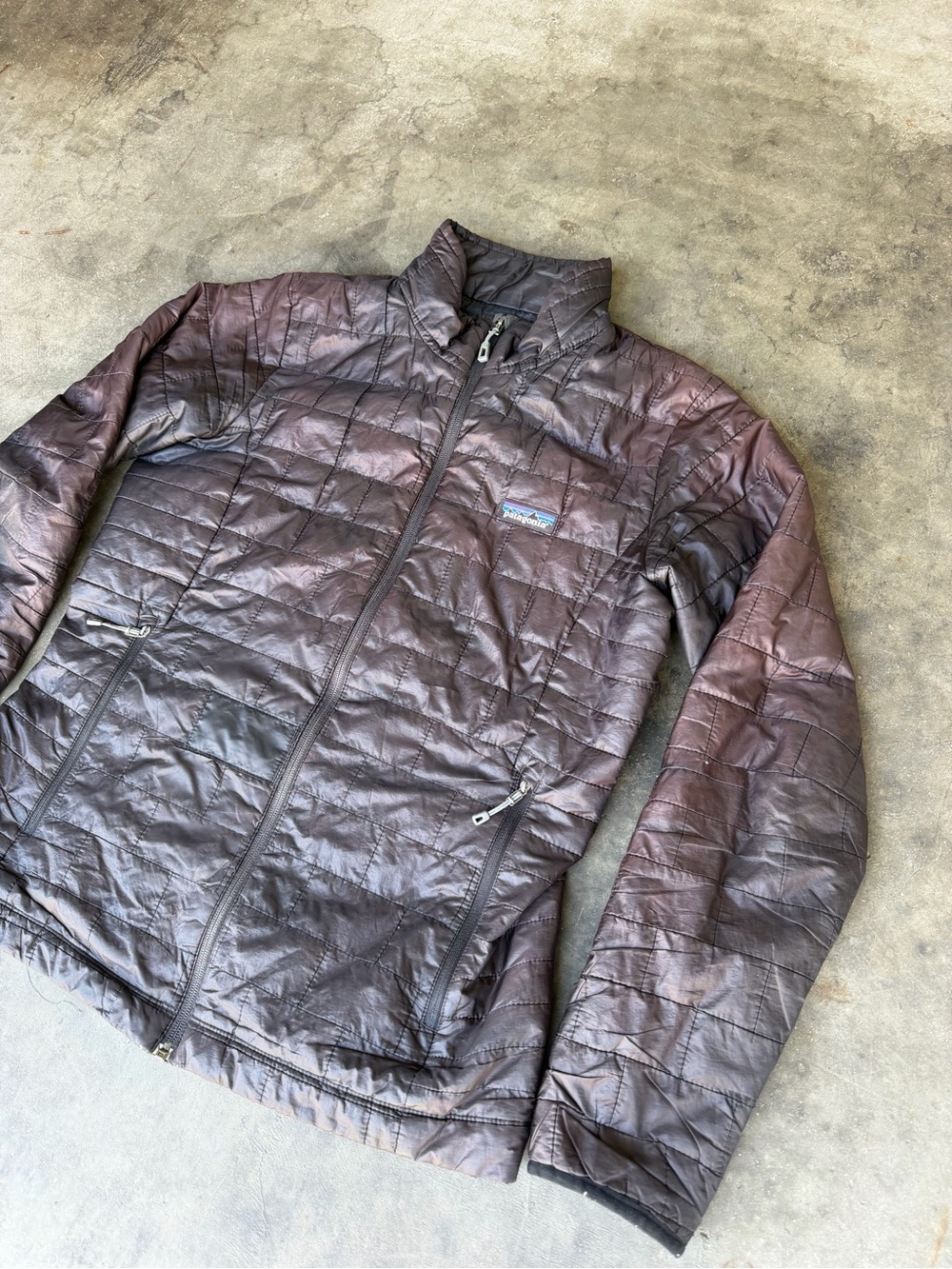 Patagonia Nano Puffer Jacket Full zip Insulated Black Women Size M - Picture 2 of 5